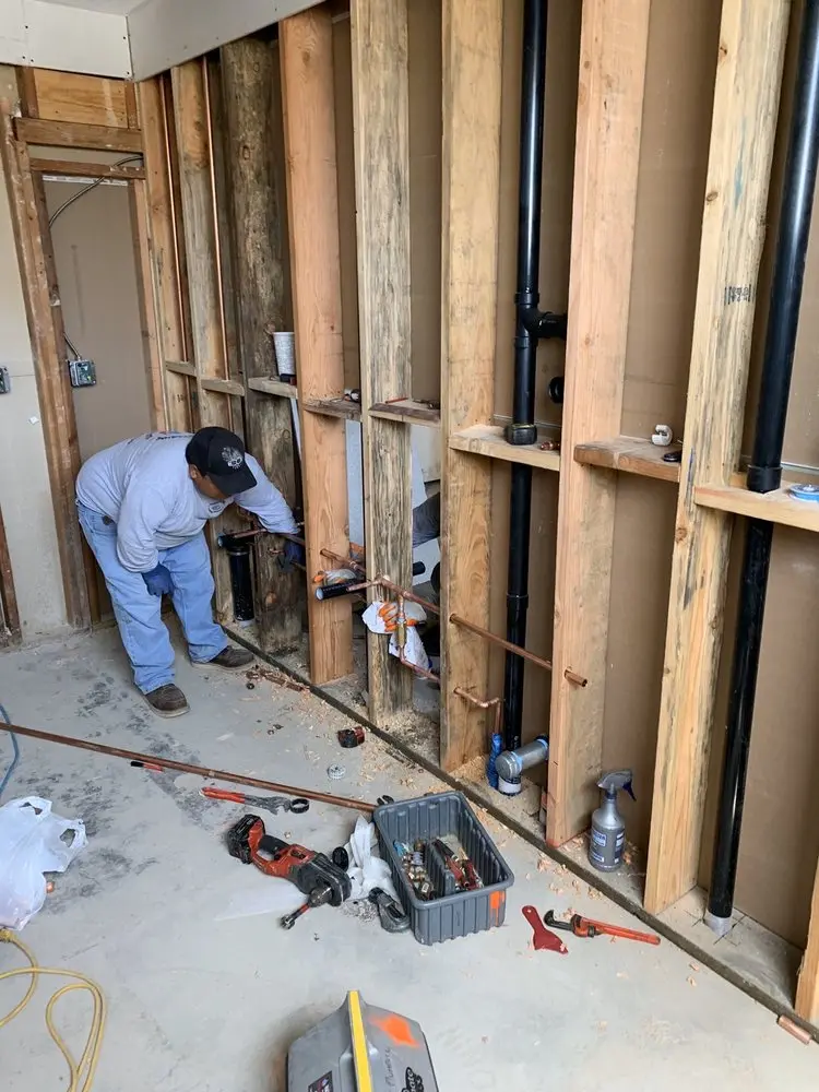 Commercial rough-in plumbing for Gas Line Repair in Southlake